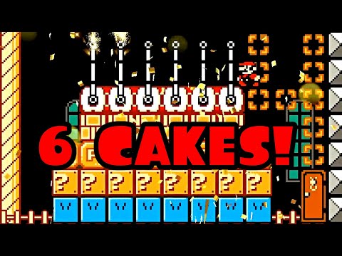 Super Mario Maker 2 🔧 Tides Reversed It 100% + Cake 🔧 Tino #6YMM
