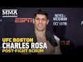 UFC on ESPN 6: Charles Rosa Tells Manny Bermudez 'Start Getting Discipline'  - MMA Fighting