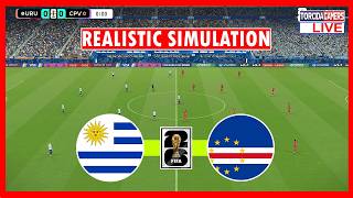 Uruguay vs Cape Verde | FIFA World Cup 2026 | eFootball PES 2021 Simulation