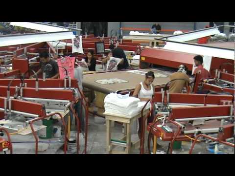 3 Anatol Vindicator Screen Printing Presses and a Vulcan Dryer