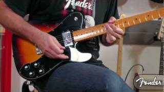 Video thumbnail for Fender American Vintage '72 telecaster Custom by Fender Scandinavia