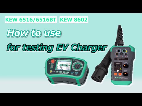 How to use KYORITSU 6516BT EVSE Adaptor KEW 8602