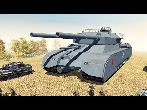 ТАНК RATTE! Немецкое Супероружие В Тылу Врага!