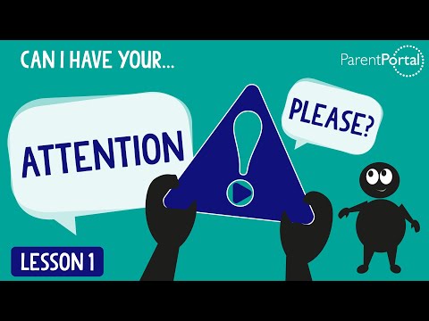 Can I have your attention please? Lesson 1