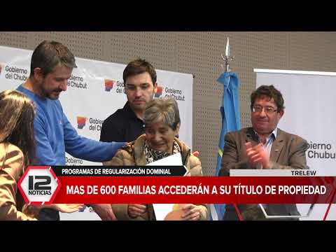 TRELEW | MÁS DE 600 FAMILIAS ACCEDERÁN A SU TÍTULO DE PROPIEDAD