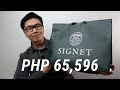 MASSIVE Signet Store Unboxing Haversack Drake S Sera Fine Silk
