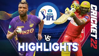 KKR vs PBKS | Kolkata Knight Riders vs Punjab Kings Match Highlights IPL 15 Cricket 22