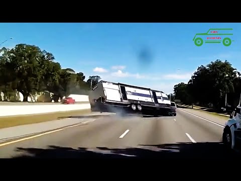 Accidents involving caravans and car trailers #1 || Cars Accidents