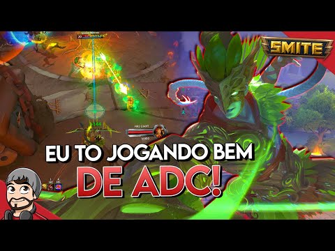 JOGANDO BEM DE ADC! HOU YI ADC - Master Ranked Conquista - ⚡ Smite BR
