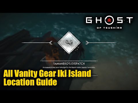 Ghost of Tsushima - All 23 Vanity Gear Iki Island Location Guide