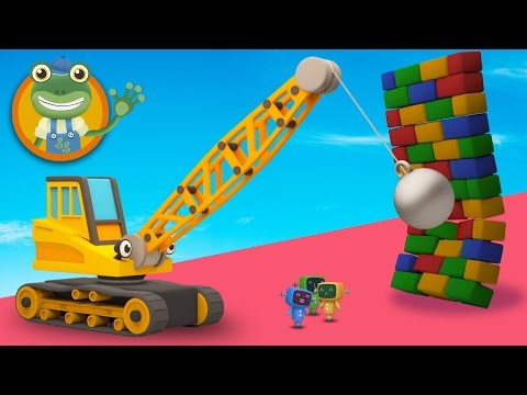 Ryan The Wrecking Ball Crane Visits Gecko's Garage | Video For Kids Video