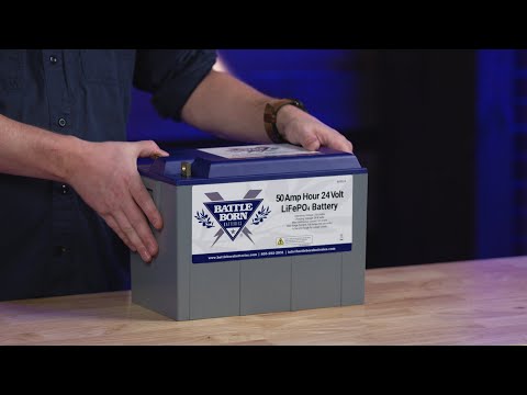 Unboxing the Battle Born Batteries 50Ah 24V LiFePO4 Deep Cycle Battery