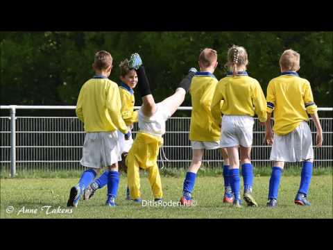 Nieuw Roden JO9-1 kampioen in thuiswedstrijd tegen Lycurgus JO9-8