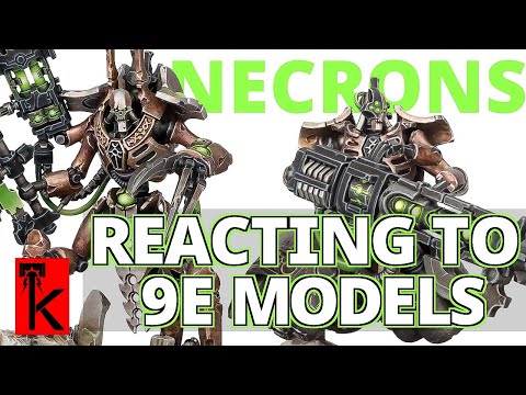 ALL 9TH EDITION NECRONS SO FAR! - MODEL RANGE REVIEW / REACTION - Warhammer 40K