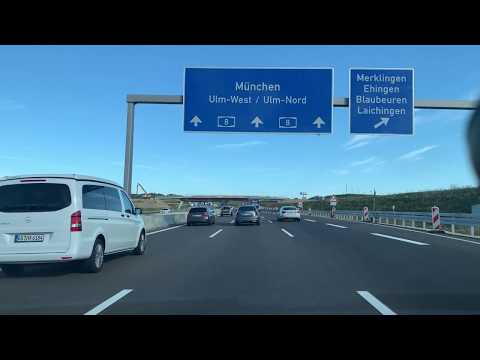 Driving on A8 East heading to Munchen Germany #2 (Sept 18th, 2019)