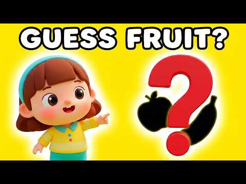 Guess the Fruit Name 🍎 | Fruits for Kids | Fun Toddler Game