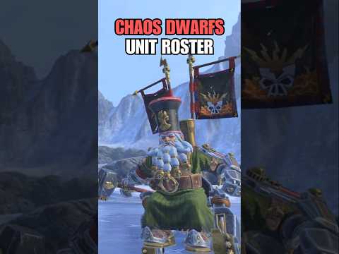 Chaos Dwarfs Unit Roster in Less than 60 Seconds | Total War Warhammer 3