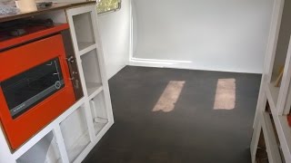 1977 Franklin Caravan Update 10: Vinyl Floor Install