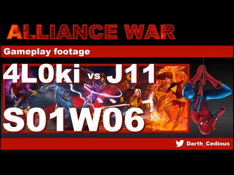 Alliance War -- 4L0ki vs J11 -- 27.02.18