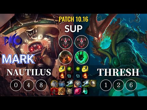 DMO Mark Nautilus vs Thresh Sup - KR Patch 10.16