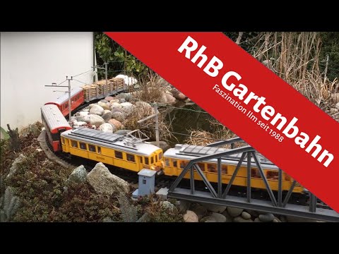 RhB Gartenbahn Bernina Fahrtag Februar 2016