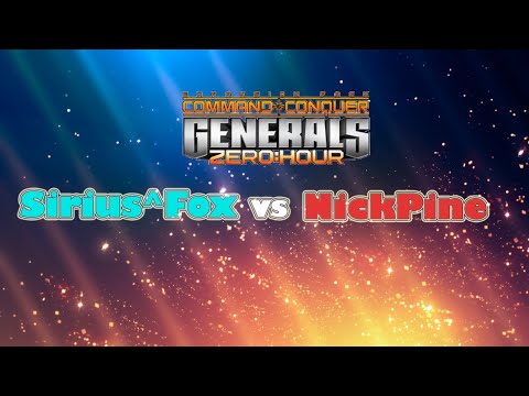 Nick_Pine vs Sirius^Fox/ bo13 / Товарищеский матч  / Generals Zero Hour