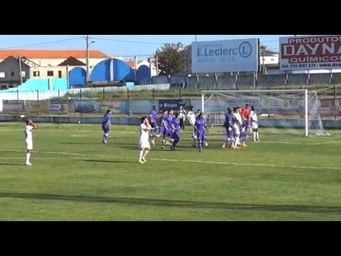 Resumo do jogo Amora FC - UF Comercio de Industria