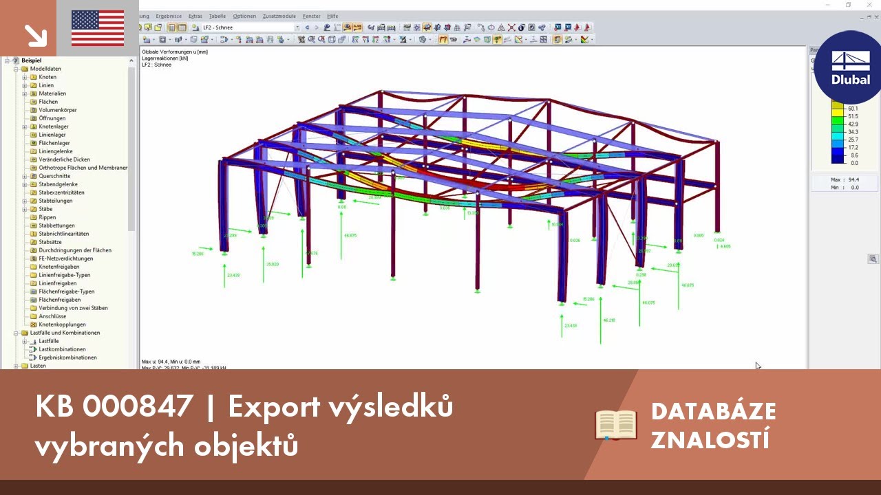 KB 000847 | Export výsledků vybraných objektů