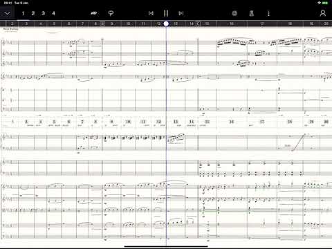 StaffPad Playback  - "Snow Falling" Demo Score