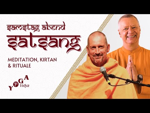 Samstagabend-Satsang mit Narendra und Swami Bodhichitananda - Yoga Vidya Live, 19.07.2025, 20:00 Uhr