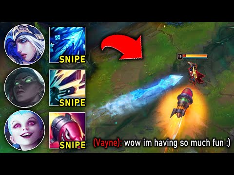 WE PLAYED 3 SNIPERS AND HAD HILARIOUS CROSS MAP ULTS! (FT. IOKI) - League of Legends