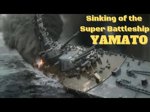 Destruction of the unsinkable Super Battleship YAMATO. Operation Ten-ichi-Go