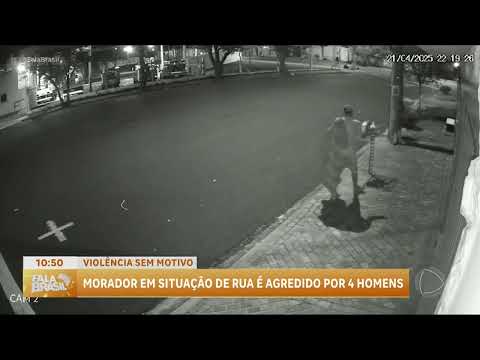 Morador em situação de rua é agredido por quatro homens em Batatais (SP)