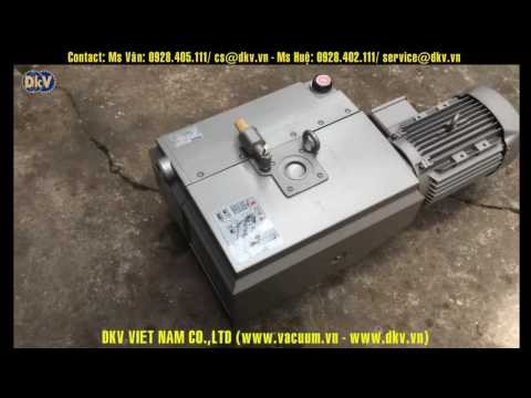 Single stage dry vacuum pumps for fixing of foil bags and sn...