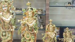 Brass Krishna Idols - 1 feet to 4 feet sizes