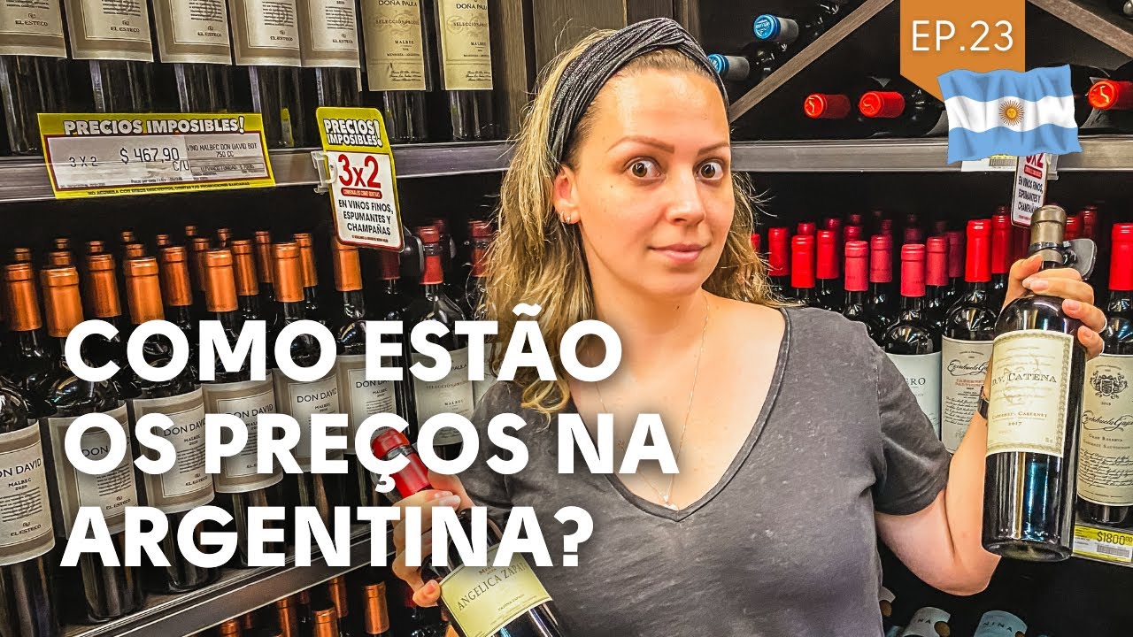 Visitamos um supermercado na Argentina: preços em 2022 | Vinho, cerveja e carne: tá barato mesmo