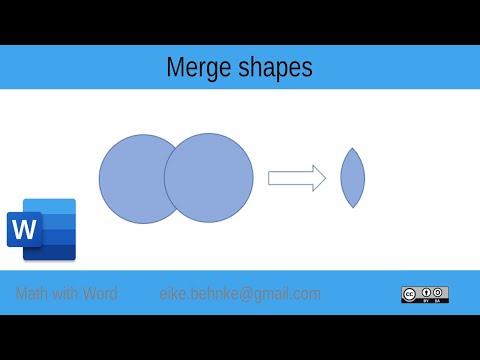 19 Merge shapes - Math with Word