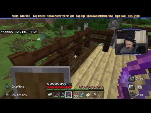 Minecraft "Chill Stream" Jan. 14, 2020 pt2 - Exploring Ends, Resource Gathering Begins!