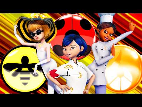 [Miraculous Ladybug] 🐞🦊🐝 Moms TRIO transformation (Sabine x Marlena x Audrey)