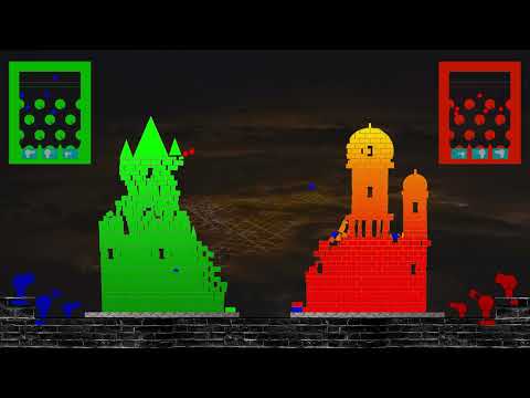 Castle Destruction Marble Race | The Ultimate Destruction Race!
