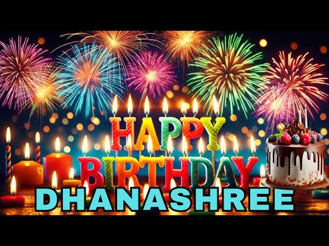 Happy Birthday Dhanashree, Birthday Wishes, Birthday Song, WhatsApp Status, Today, hbd