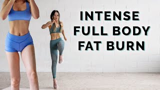 Intense Fat Burning Full Body Workout  No Jumping 