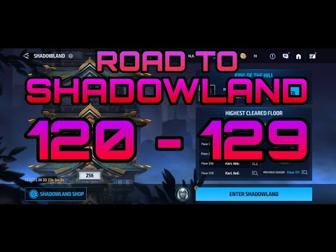 ROAD TO SHADOWLAND 257 | Floor 120 to 129 | MARVEL Future Fight