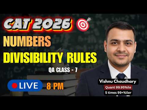 Numbers Divisibility Rules Explained Cat 2026 Qa Class 7 Cat2026