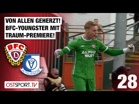 Traum-Premiere! BFC-Youngster wird geherzt: BFC Dynamo - Altglienicke | Regionalliga Nordost