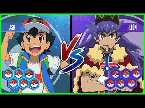 Pokemon Battle Pedia: Ash Vs Leon