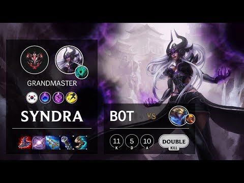 Syndra Bot vs Ezreal - KR Grandmaster Patch 10.9