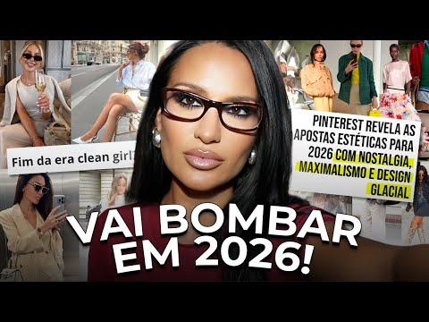 5 ESTÉTICAS DE MODA QUE VÃO BOMBAR EM 2026!!! TENDÊNCIAS DE MODA 2026
