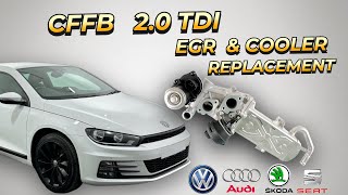 Volkswagen Scirocco 2.0 TDI EGR Cooler Replacement Skoda Audi Seat