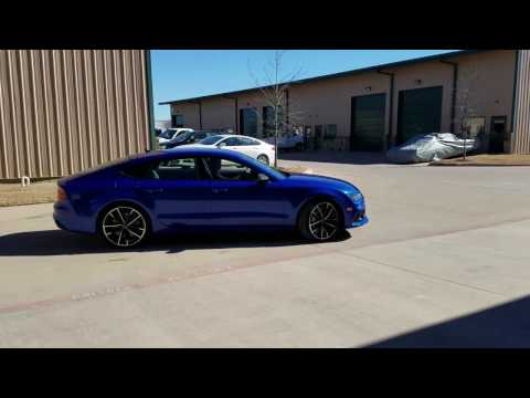 RS7 Performance with titanium Akrapovic Exhaust system